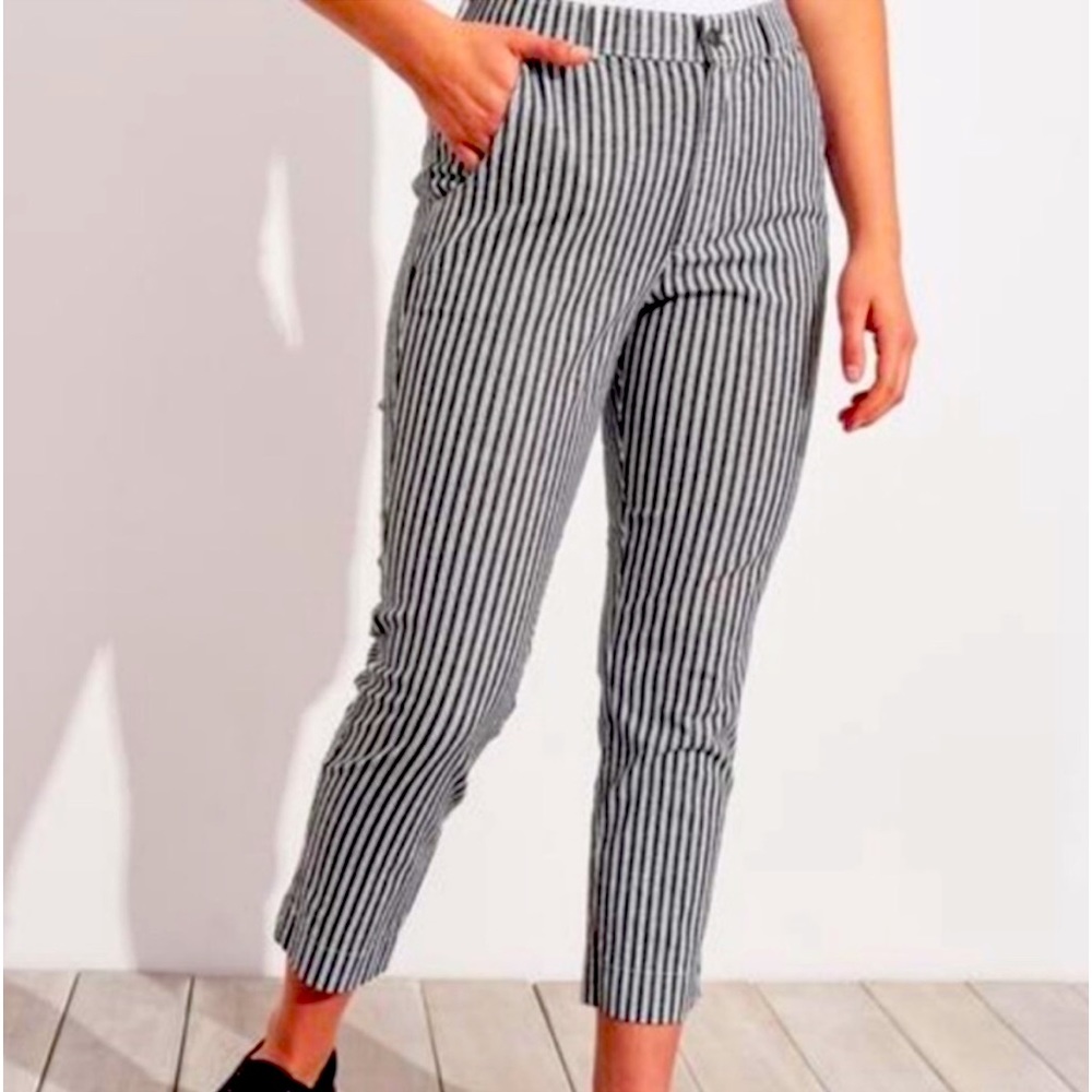 HOLLISTER High Rise XS STRIPED PANTS